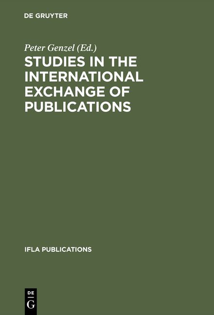 Produktbild: Studies in the international exchange of publications