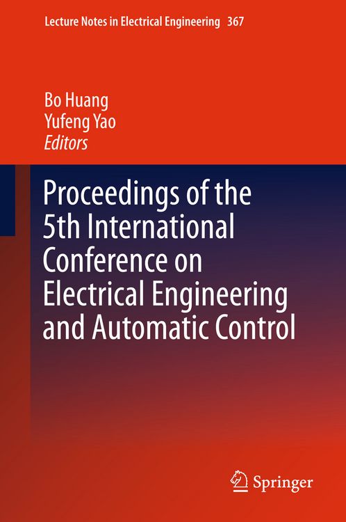 Produktbild: Proceedings of the 5th International Conference on Electrical Engineering and Automatic Control