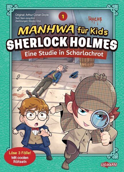 Produktbild: Manhwa f&uuml;r Kids: Sherlock Holmes (Band 1) - Eine Studie in Scharlachrot