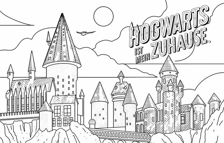 Produktbild: Aus den Filmen zu Harry Potter: Zauberhaftes Malbuch