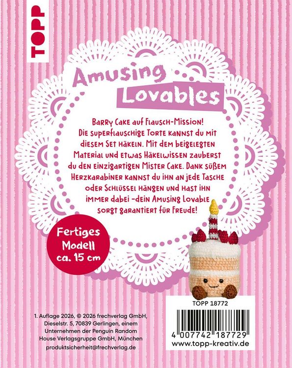 Produktbild: Amusing Lovables H&auml;kelset Barry Cake