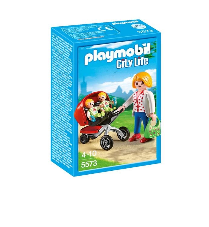 Produktbild: PLAYMOBIL&reg; 5573 - Zwillingskinderwagen
