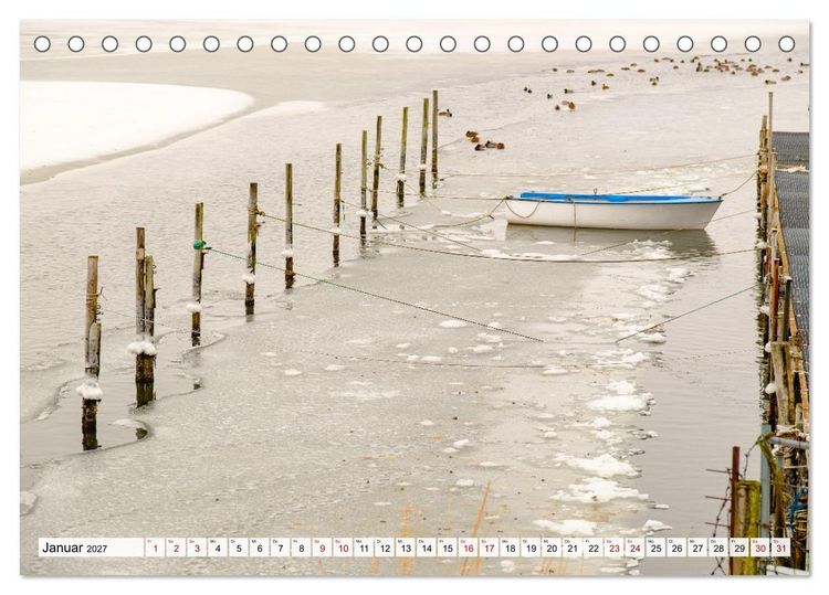Produktbild: Die Ostsee im Winter (Tischkalender 2027 DIN A5 quer), CALVENDO Monatskalender