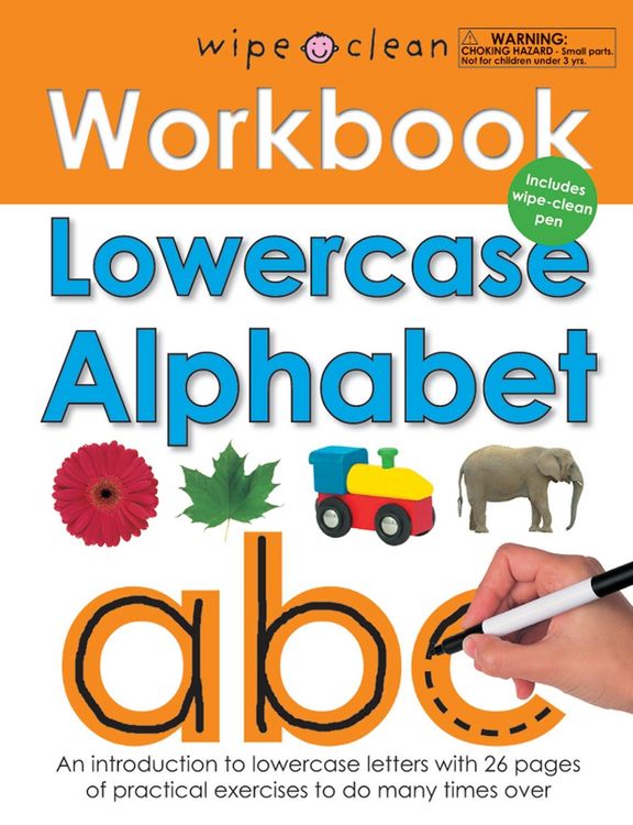 Produktbild: Priddy, R: Wipe Clean Workbook Lowercase Alphabet