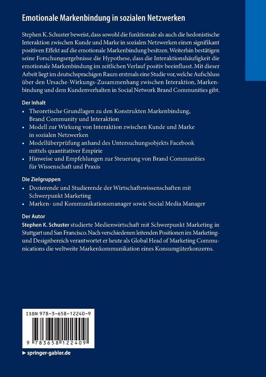 Produktbild: Emotionale Markenbindung in sozialen Netzwerken