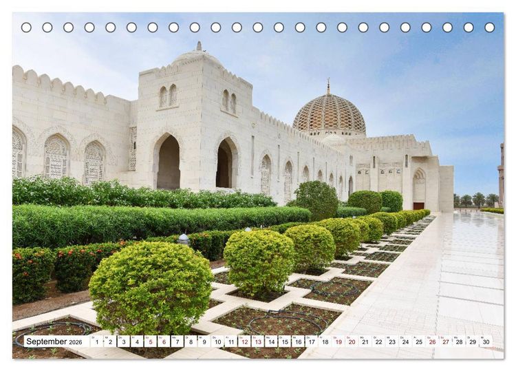 Produktbild: Oman - Perle des Orients (Tischkalender 2026 DIN A5 quer), CALVENDO Monatskalender