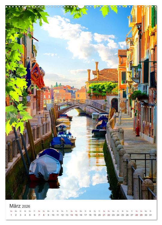 Produktbild: Farbenfrohes Italien (hochwertiger Premium Wandkalender 2026 DIN A2 hoch), Kunstdruck in Hochglanz