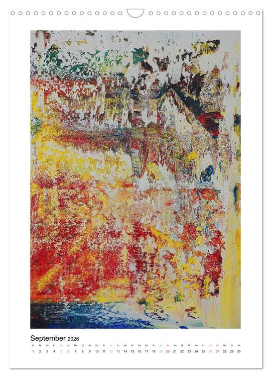Produktbild: Bunte Tr&auml;ume - Abstrakte Kunst (Wandkalender 2026 DIN A3 hoch), CALVENDO Monatskalender