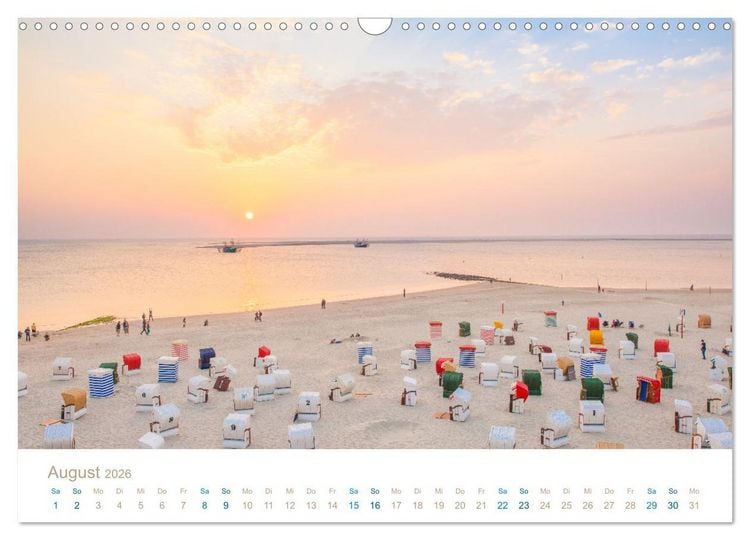 Produktbild: Meine Insel Borkum (Wandkalender 2026 DIN A3 quer), CALVENDO Monatskalender