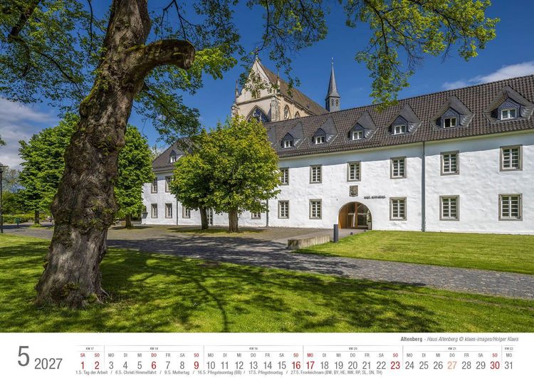 Produktbild: Altenberg 2027 Bildkalender A3 Spiralbindung