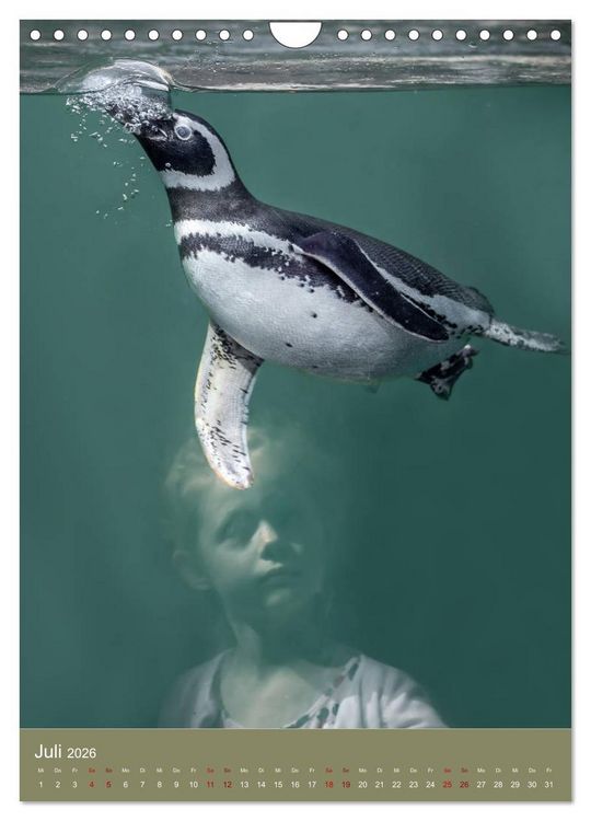 Produktbild: Portraits of Animals (Wandkalender 2026 DIN A4 hoch), CALVENDO Monatskalender