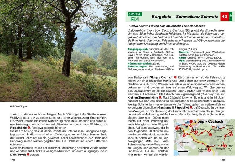 Produktbild: ROTHER Wanderf&uuml;hrer Oberlausitz. 50 Touren im Zittauer und Lausitzer Gebirge im Dreil&auml;ndereck Deutschland, Polen und Tschechien