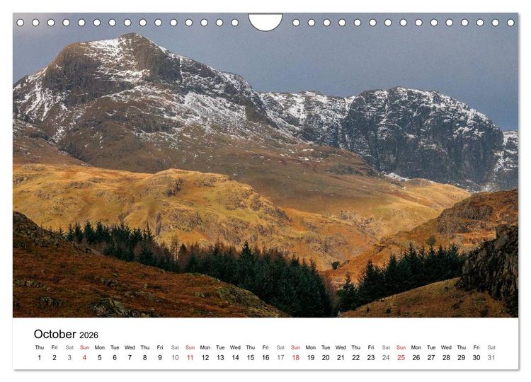 Produktbild: The Lake District 2026 Calendar (Wall Calendar 2026 DIN A4 landscape), CALVENDO 12 Month Wall Calendar
