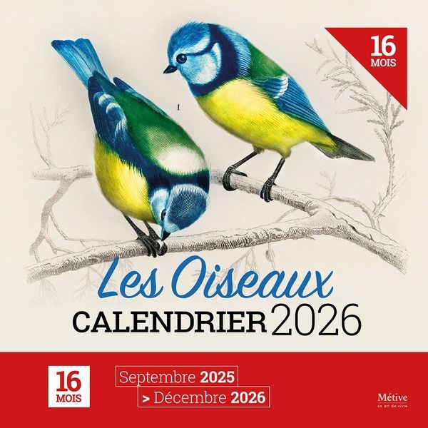 Produktbild: Les oiseaux : calendrier 2026