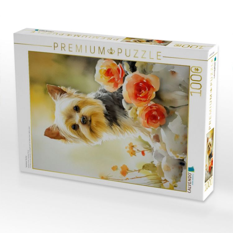 Produktbild: CALVENDO Puzzle Yorkshire Terrier | 1000 Teile Lege-Gr&ouml;&szlig;e 64x48cm Foto-Puzzle f&uuml;r gl&uuml;ckliche Stunden