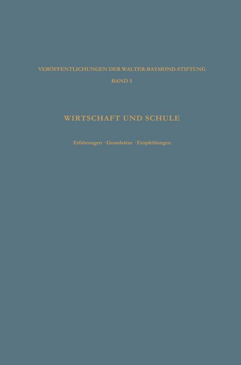 Produktbild: Wirtschaft und Schule