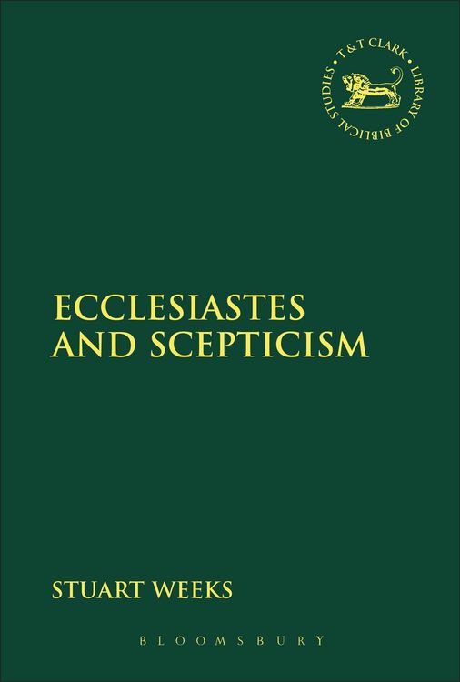 Produktbild: Ecclesiastes and Scepticism