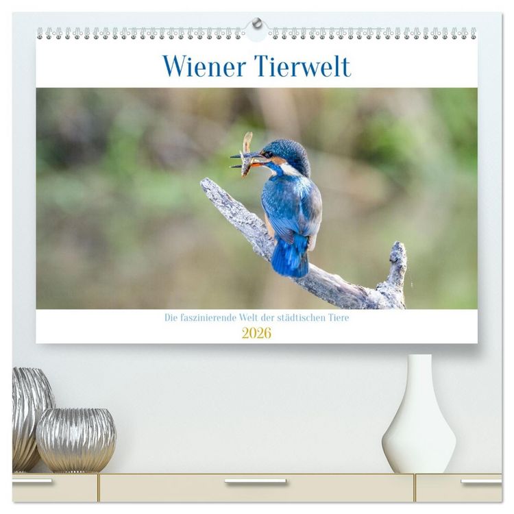 Produktbild: Wiener Tierwelt (hochwertiger Premium Wandkalender 2026 DIN A2 quer), Kunstdruck in Hochglanz