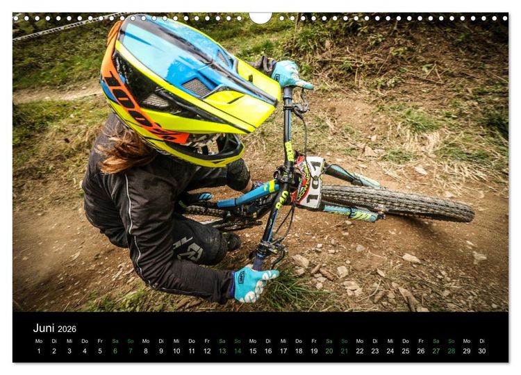 Produktbild: Downhill Racing 2026 (Wandkalender 2026 DIN A3 quer), CALVENDO Monatskalender