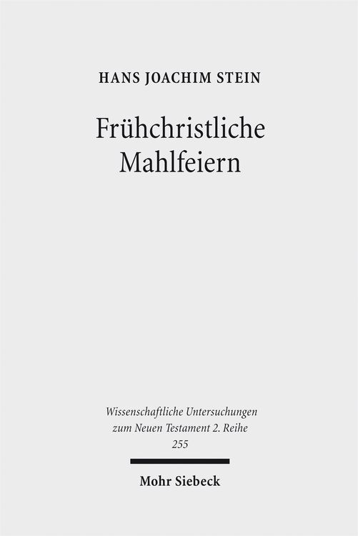 Produktbild: Fr&uuml;hchristliche Mahlfeiern