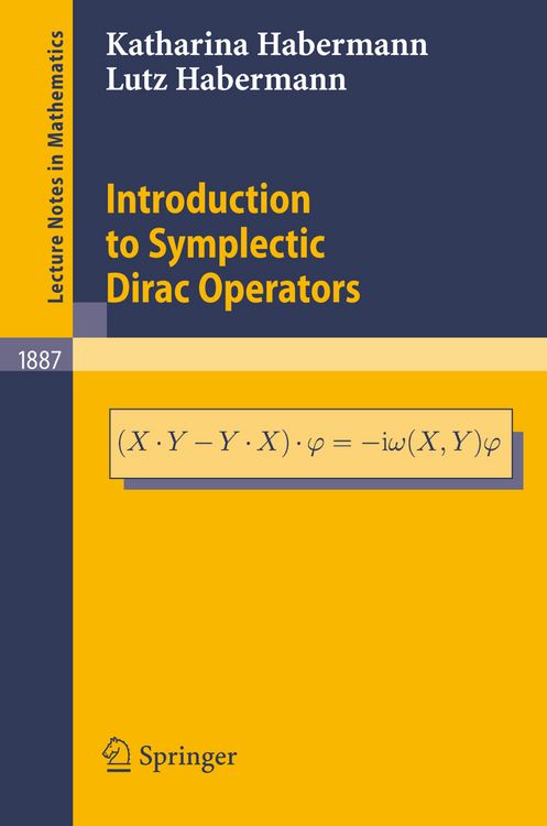 Produktbild: Introduction to Symplectic Dirac Operators