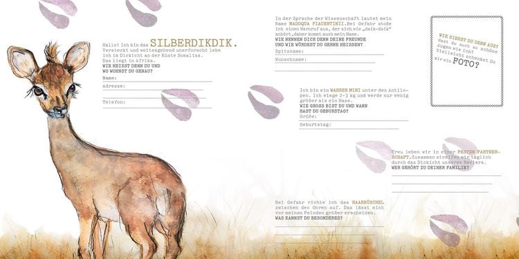 Produktbild: Freundschaftsbuch - Tiere kennenlernen und sch&uuml;tzen