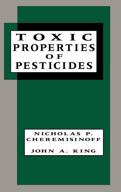 Produktbild: Toxic Properties of Pesticides