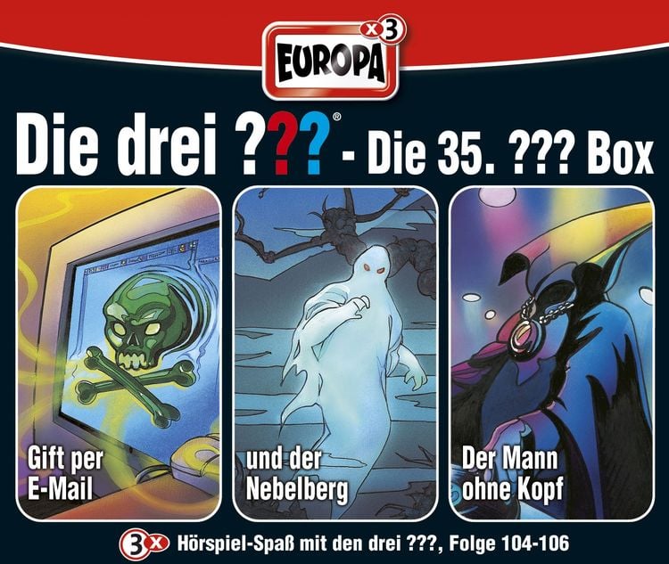 Bild vom Artikel Die drei ??? Box 35. Folgen 104 - 106 (drei Fragezeichen) 3 CDs vom Autor 