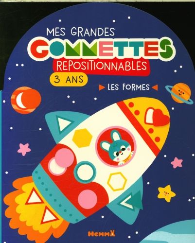 Produktbild: Mes grandes gommettes repositionnables : 3 ans : les formes