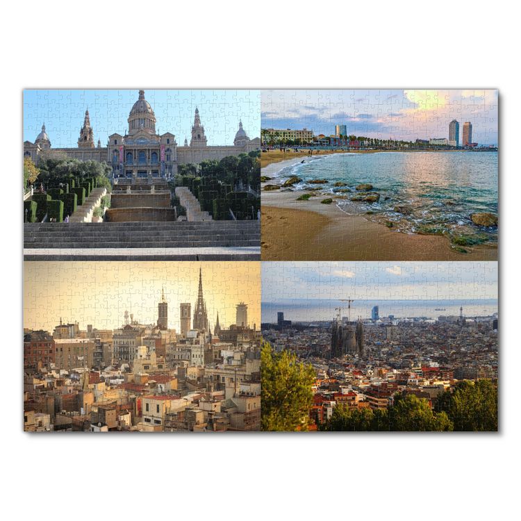 Produktbild: Lais Puzzle Collage Barcelona 1000 Teile