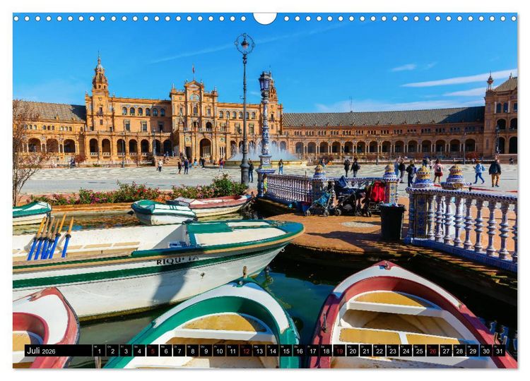 Produktbild: Sevilla - Impressionen aus dem Herzen Andalusiens (Wandkalender 2026 DIN A3 quer), CALVENDO Monatskalender