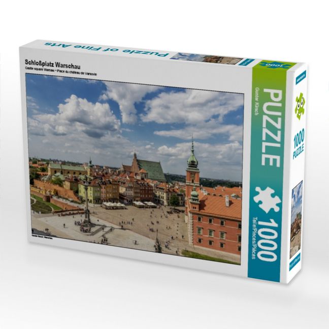 Produktbild: CALVENDO Puzzle Schlo&szlig;platz Warschau | 1000 Teile Lege-Gr&ouml;&szlig;e 64x48cm Foto-Puzzle f&uuml;r gl&uuml;ckliche Stunden