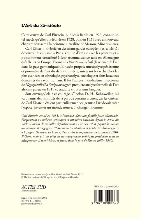 Produktbild: L'Art du XX Siecle