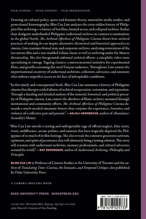 Produktbild: The Archival Afterlives of Philippine Cinema