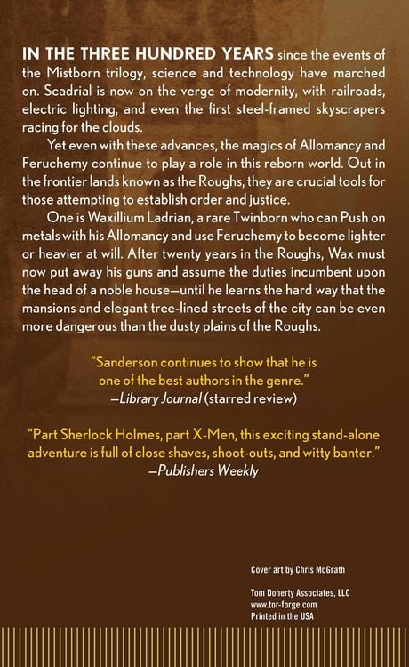 Produktbild: Mistborn 04. Alloy of Law