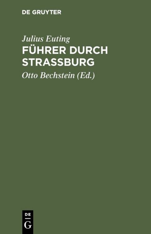 Produktbild: F&uuml;hrer durch Strassburg