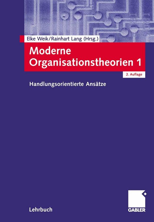 Produktbild: Moderne Organisationstheorien 1
