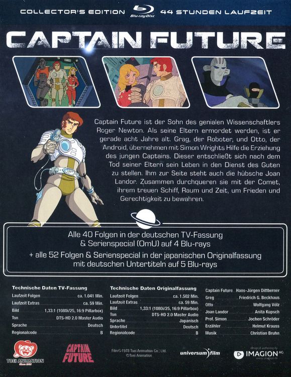 Produktbild: Captain Future - Collector's Edition [9 BRs]