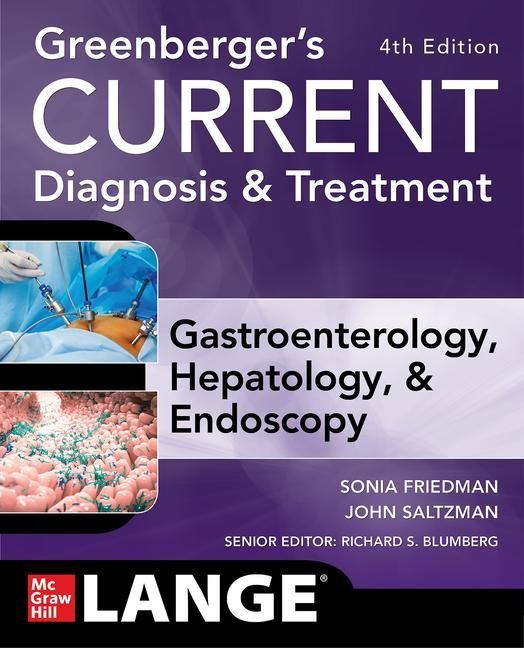 Produktbild: Greenberger's CURRENT Diagnosis & Treatment Gastroenterology, Hepatology, & Endoscopy, Fourth Edition