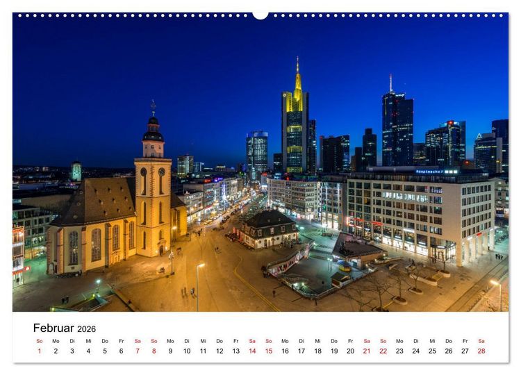 Produktbild: Lichter der Stadt (Wandkalender 2026 DIN A2 quer), CALVENDO Monatskalender
