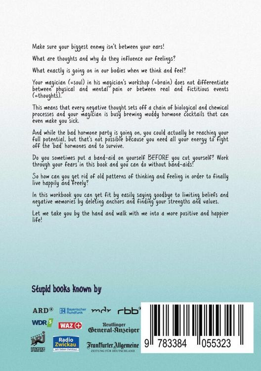 Produktbild: Gedankendoof - The Stupid Book about Thoughts - The power of thoughts: How to break negative patterns of thinking and feeling, build your self-esteem and create a happy life