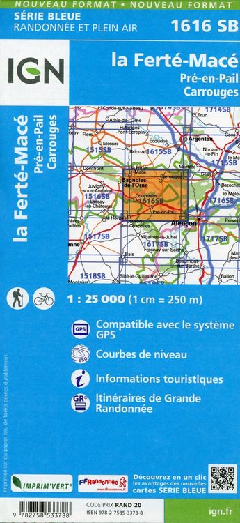 Produktbild: La Ferte Mace pre 1 : 25000