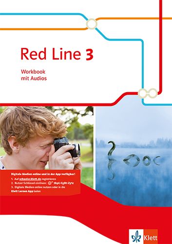 Produktbild: Red Line 3. Workbook mit Audios Klasse 7