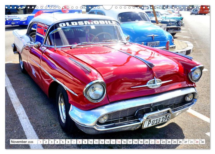 Produktbild: Golden Rocket 88 - Oldsmobile 1957 in Kuba (Wandkalender 2026 DIN A3 quer), CALVENDO Monatskalender