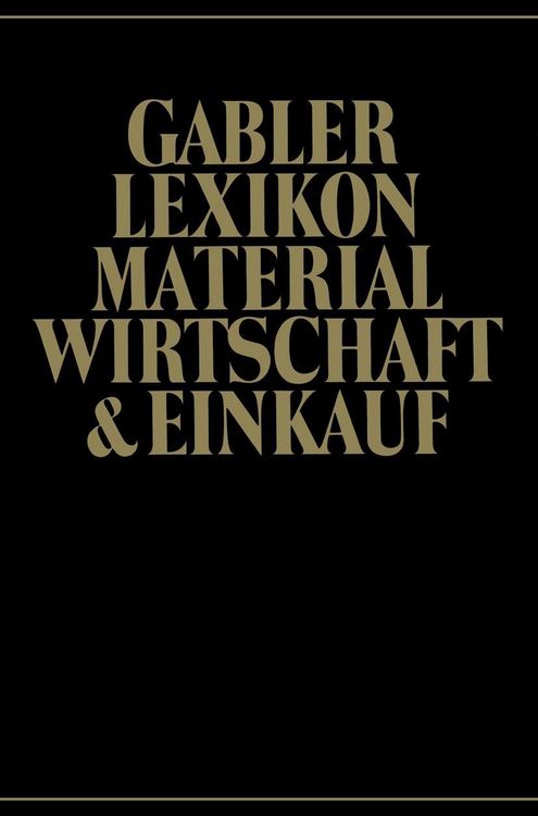 Produktbild: Gabler Lexikon Material Wirtschaft & Einkauf