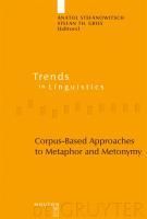 Produktbild: Corpus-Based Approaches to Metaphor and Metonymy