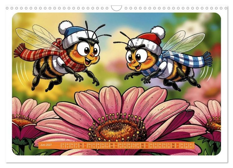 Produktbild: Lustige Bienchen - Comic (Wandkalender 2027 DIN A3 quer), CALVENDO Monatskalender