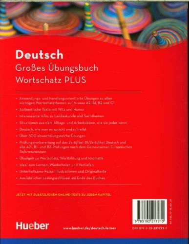 Produktbild: Deutsch Gro&szlig;es &Uuml;bungsbuch Wortschatz PLUS A2-C1
