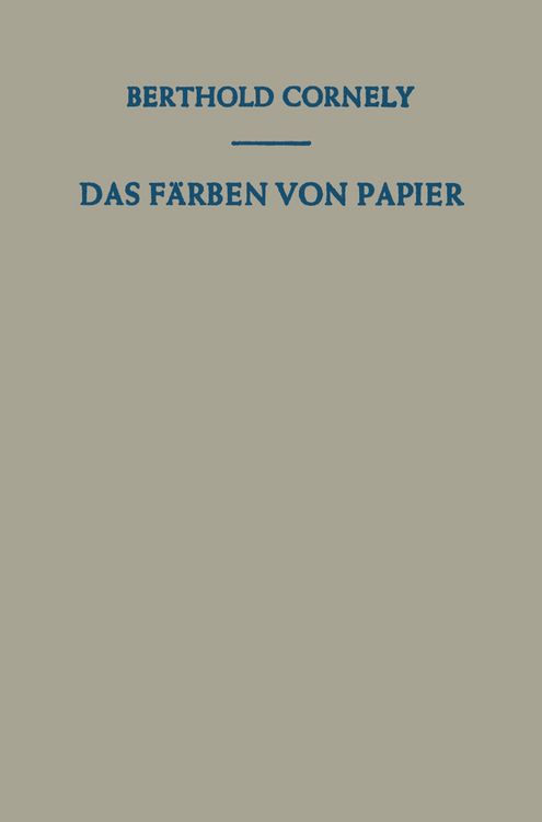 Produktbild: Das F&auml;rben von Papier