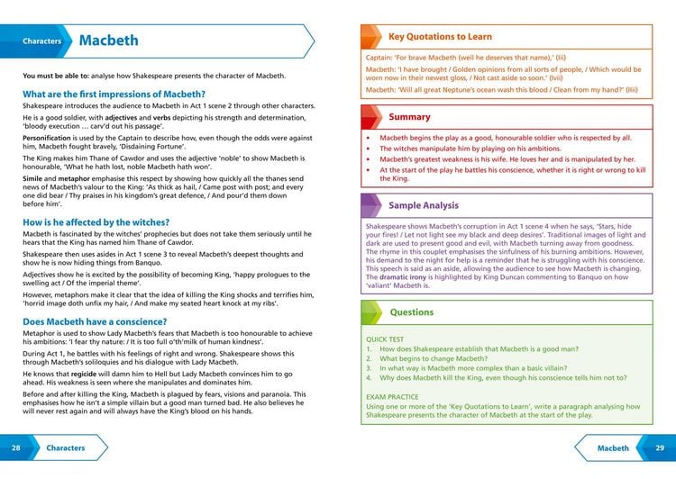 Produktbild: Collins Snap Revision Text Guides - Macbeth: Aqa GCSE English Literature